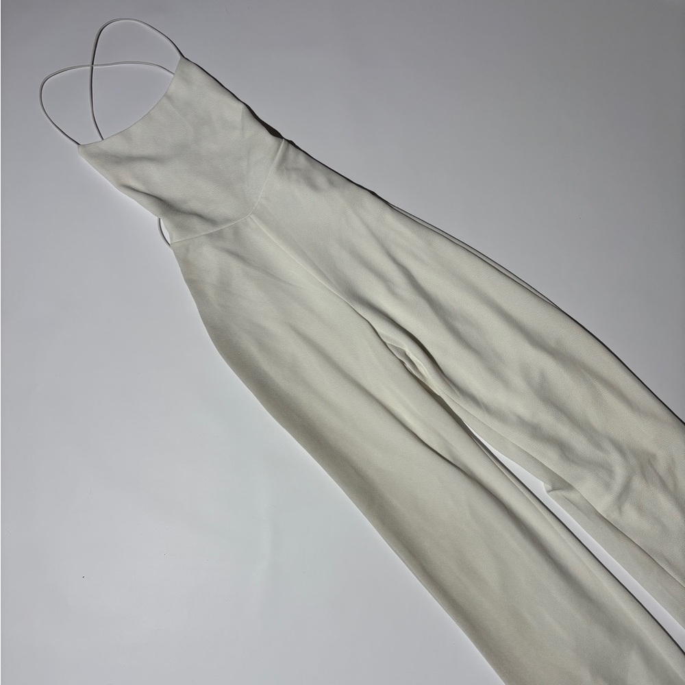 Tiger Mist Sleek Cream Jumpsuit